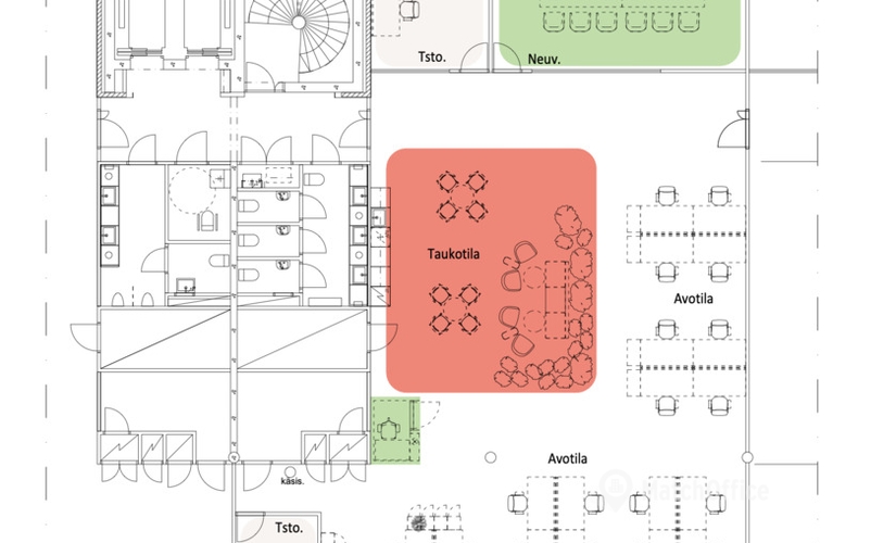 Vapaat toimistotila - Helsinki, Porkkalankatu 22, (00180)  - 1 | MatchOffice.fi