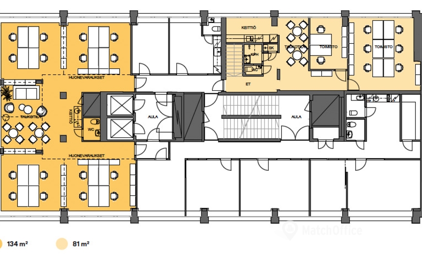 Vuokraa toimisto - Helsinki, Ruoholahdenkatu 14, (00100)  - 3 | MatchOffice.fi