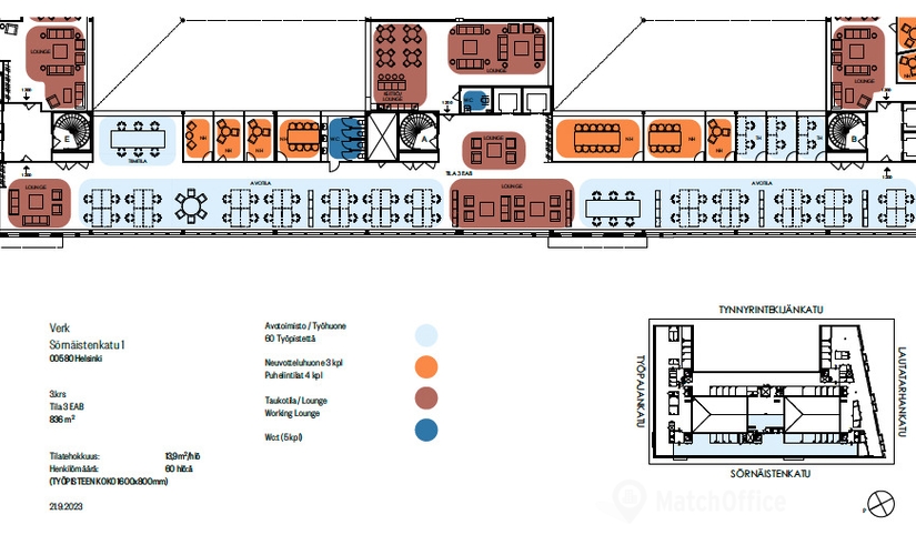 Vapaat toimistotilat - Helsinki, Sörnäistenkatu 1, (00580)  - 2 | MatchOffice.fi