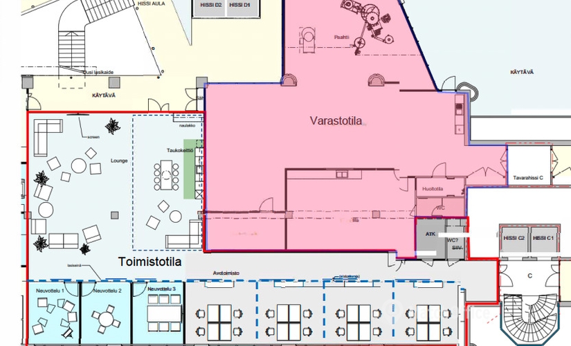 266 m² Warehouse space for rent in Helsinki, Valimotie 21 (00380) - 4 | MatchOffice