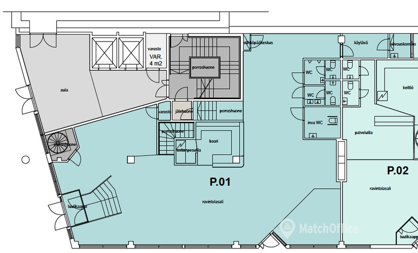 Vuokraa liiketila - Lahti, Vesijärvenkatu 11, (15140) - 3 | MatchOffice.fi