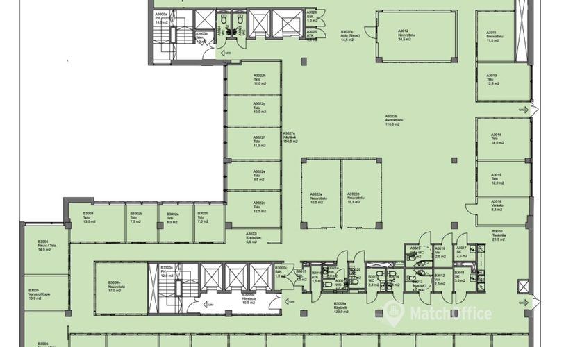 Vapaat toimistotila - Helsinki, Paasivuorenkatu 3, (00530) - 1 | MatchOffice