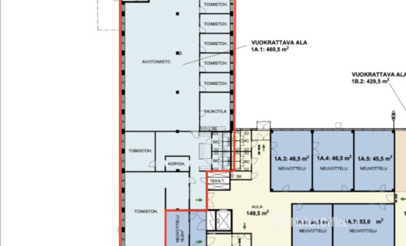 Vuokraa toimistotila - Vaasa, Puotikuja 1, (65380)  - 1 | MatchOffice