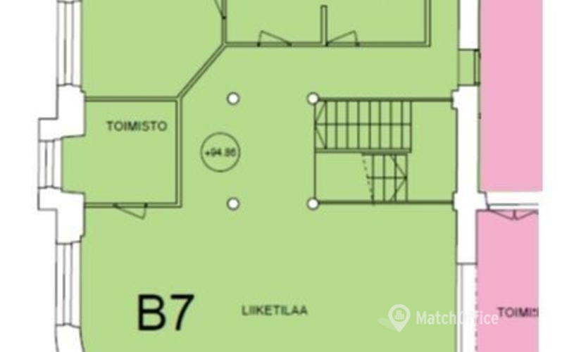 Vapaat liiketilat - Tampere, Kuninkaankatu 21, (33200) - 4 | MatchOffice