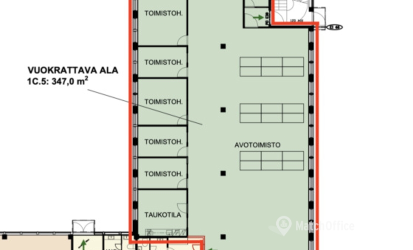 Vapaat toimistotila - Vaasa, Puotikuja 1, (65380)  - 1 | MatchOffice.fi