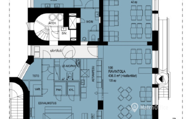 161 m² Shop for rent in Turku, Yliopistonkatu 15 (20100) - 3 | MatchOffice.com