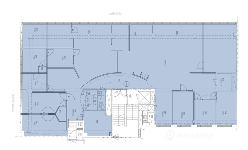 Vapaat toimistotila - Turku, Aurakatu 12, (20100) - 1 | MatchOffice
