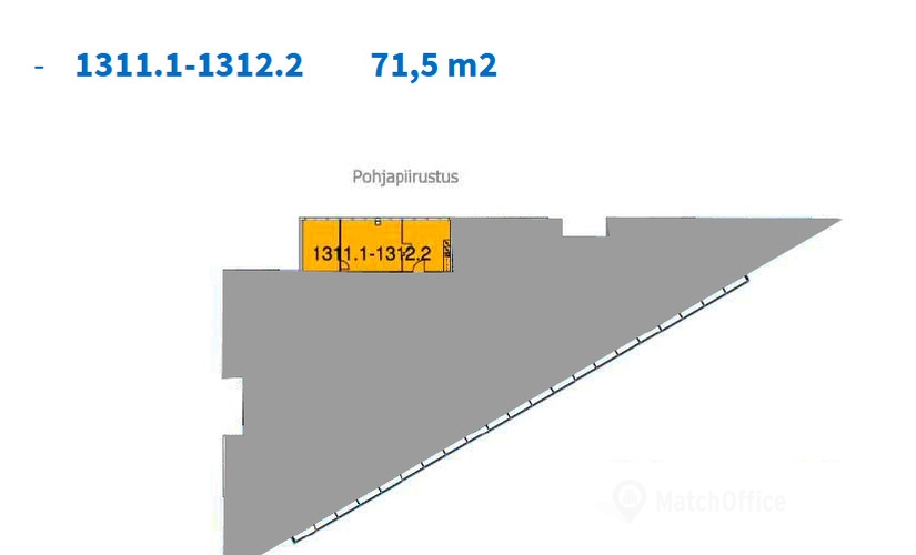 Vuokraa toimistotila - Jyväskylä, Piippukatu 11, (40100) - 1 | MatchOffice