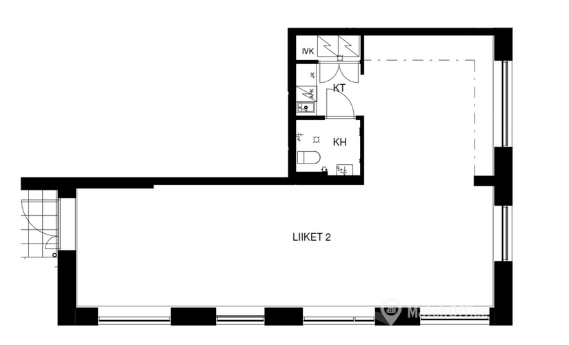 66 m² Commercial shop for rent in Tampere, Kullervonkatu 7 (33100) - 2 | MatchOffice