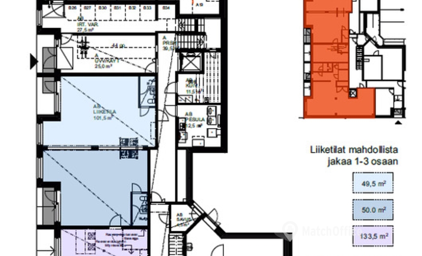 Vuokraa liiketilat - Espoo, Henttaan puistokatu 4, (02250) - 3 | MatchOffice.fi