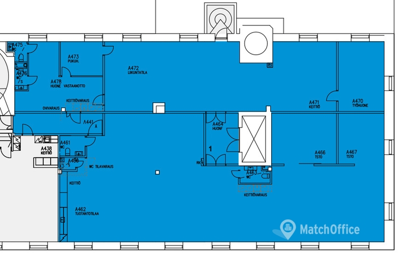 Vapaat toimisto - Helsinki, Vanha Talvitie 11, (00580) - 1 | MatchOffice.fi