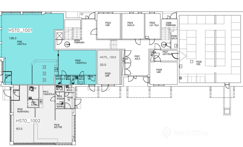 Vapaat liiketila - Espoo, Muurarinkuja 1, (02650) - 1 | MatchOffice.fi