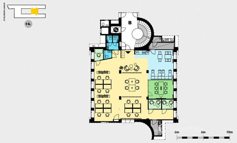 Vuokraa toimistotilat - Helsinki, Eteläesplanadi 22, (00100) - 1 | MatchOffice