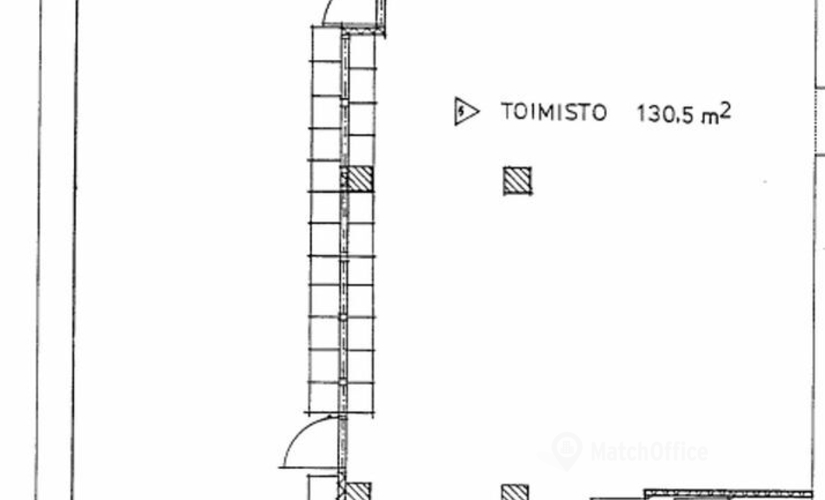 130 m² Commercial shop for rent in Oulu, Pakkahuoneenkatu 30 (90100) - 0 | MatchOffice