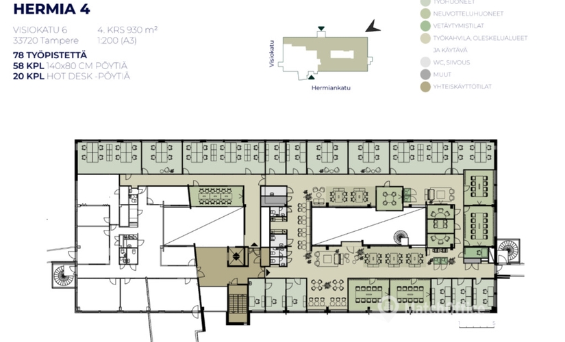Vuokraa toimistotilat - Tampere, Visiokatu 6, (33720)  - 1 | MatchOffice.fi