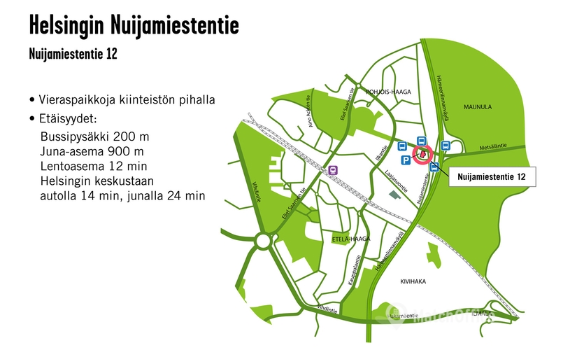Vapaat toimistotilat - Helsinki, Nuijamiestentie 12, (00320)  - 3 | MatchOffice