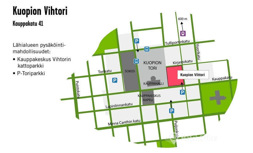 Vuokraa toimisto - Kuopio, Kauppakatu 41, (70100)  - 2 | MatchOffice.fi