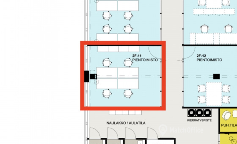 Vapaat toimistotila - Helsinki, Työpajankatu 13, (00580) - 2 | MatchOffice