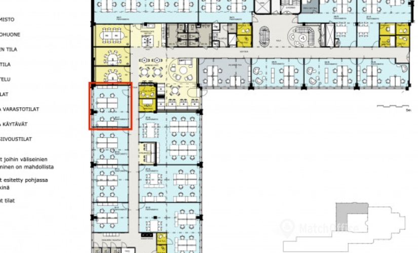 Vapaat toimistotilat - Helsinki, Työpajankatu 13, (00580) - 1 | MatchOffice.fi