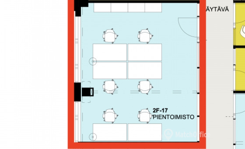 Vapaat toimistotilat - Helsinki, Työpajankatu 13, (00580) - 2 | MatchOffice