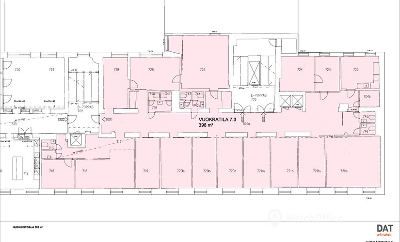 Vapaat toimistotila - Helsinki, Urho Kekkosen katu 4-6, (00100) - 1 | MatchOffice.fi