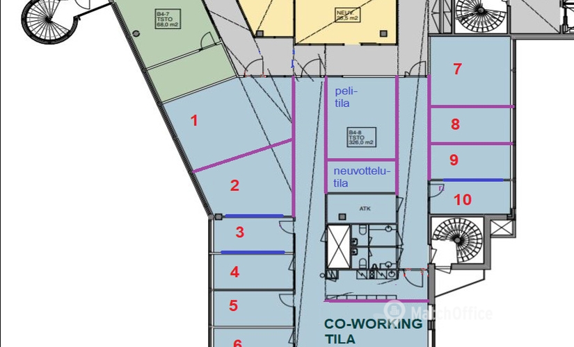 Vapaat toimistotila - Helsinki, Huopalahdentie 24, (00350) - 1 | MatchOffice