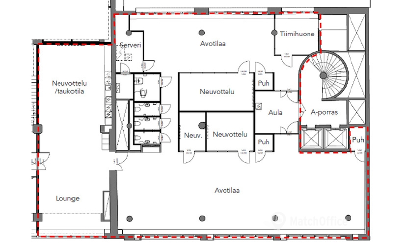 Vapaat toimistotila - Helsinki, Aleksanterinkatu 9, (00100) - 1 | MatchOffice.fi