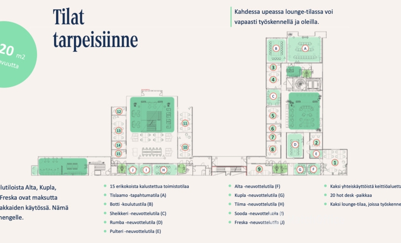 Vuokraa toimisto - Helsinki, Porkkalankatu 20, (00180) - 1 | MatchOffice
