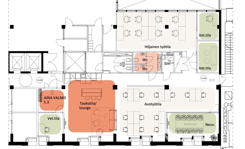 Vapaat toimisto - Helsinki, Paasivuorenkatu 3, (00530) - 1 | MatchOffice