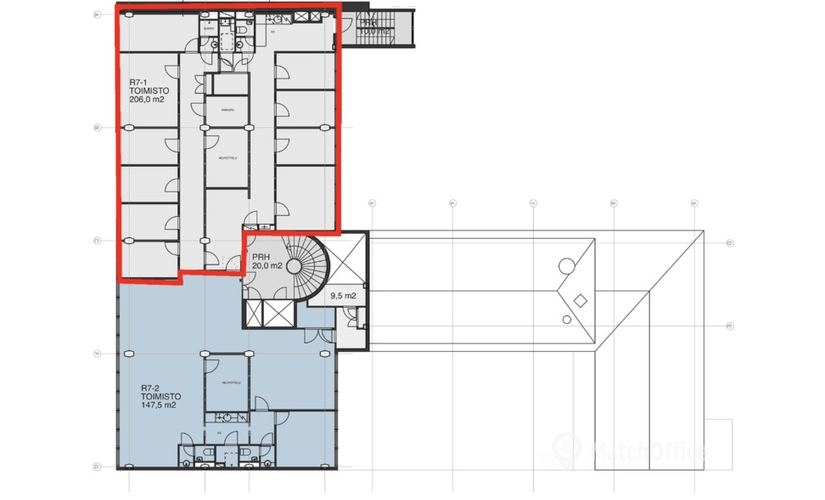Vapaat toimisto - Helsinki, Ruoholahdenkatu 8, (00180)  - 1 | MatchOffice