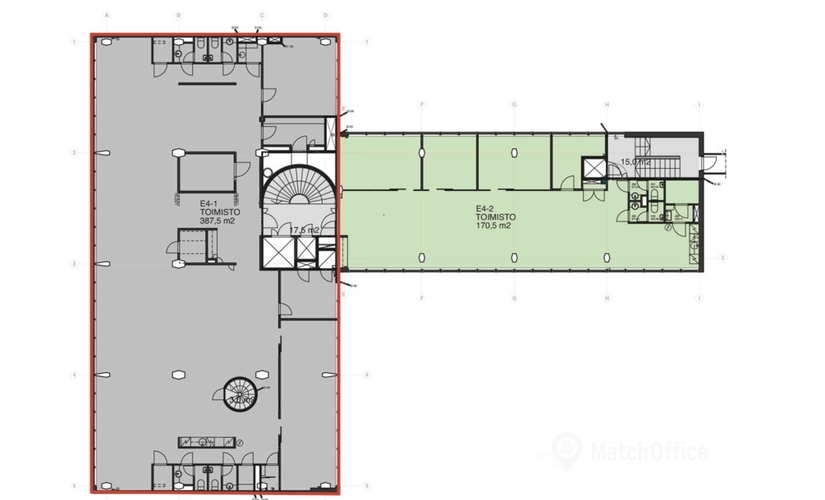 Vapaat toimistotilat - Helsinki, Ruoholahdenkatu 8, (00180) - 1 | MatchOffice.fi
