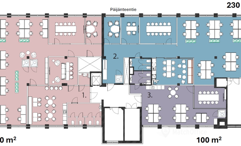 Vapaat toimistotila - Helsinki, Päijänteentie 14, (00510) - 2 | MatchOffice.fi