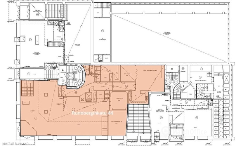 Vapaat liiketilat - Helsinki, Runeberginkatu 44, (00260) - 0 | MatchOffice