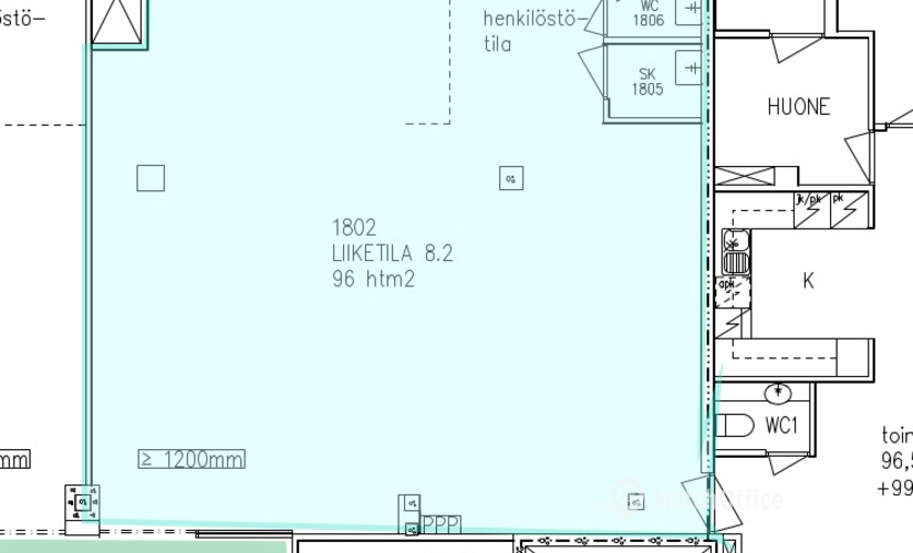 Vapaat toimistotilat - Jyväskylä, Yliopistonkatu 32, (40100)  - 2 | MatchOffice.fi