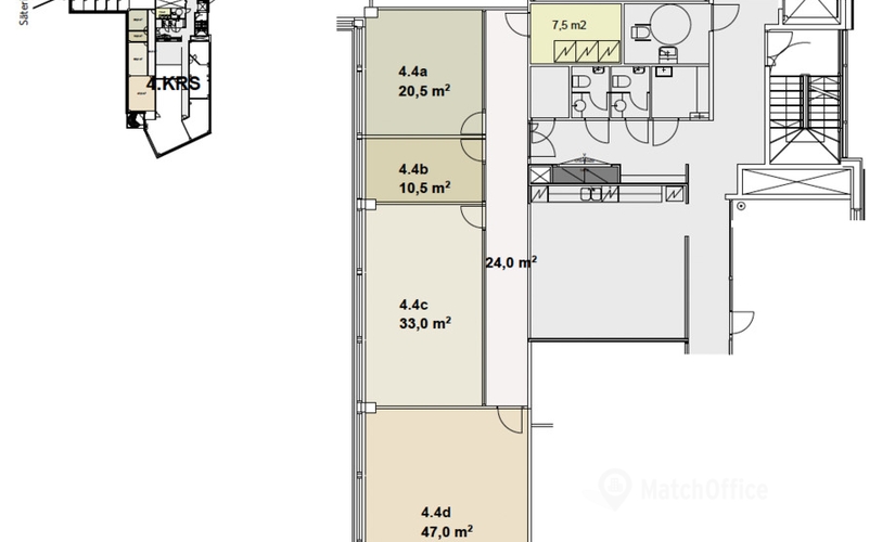 Vapaat toimistotila - Espoo, Linnoitustie 3, (02600)  - 1 | MatchOffice.fi