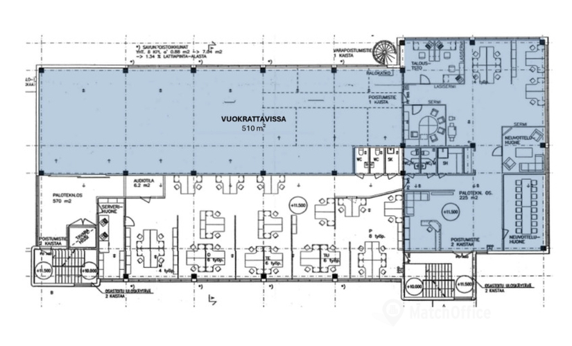 510 m² Warehouse storage for rent in Helsinki, Mekaanikonkatu 21 (00880) - 2 | MatchOffice