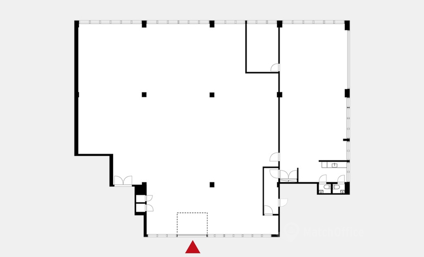 525 m² Warehouse space rental in Helsinki, Kutomotie 6 (00380) - 1 | MatchOffice.com
