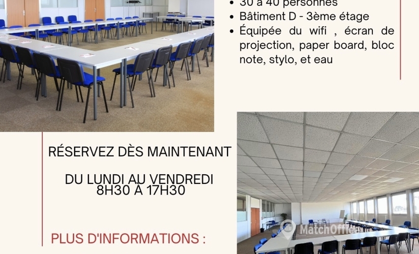 225 m² Conference space in Le Plessis Belleville, Avenue Georges Bataille 5 (60330) - 0 | MatchOffice.com