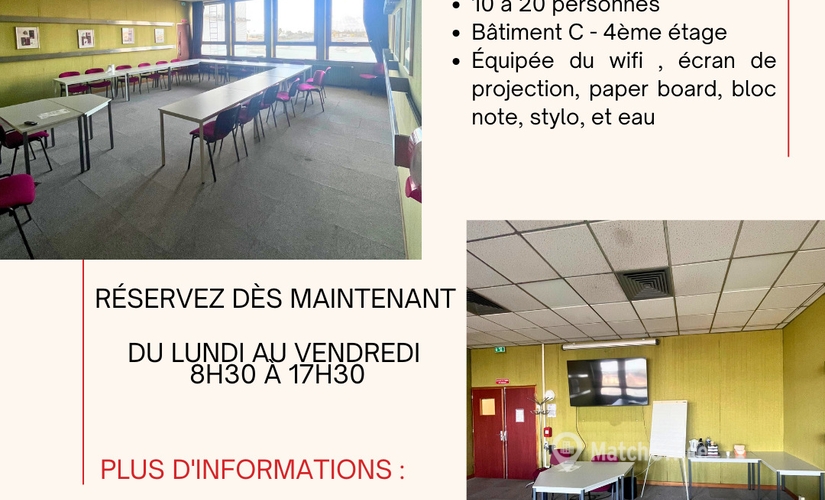 60 m² Conference hall in Le Plessis Belleville, Avenue Georges Bataille 5 (60330) - 1 | MatchOffice