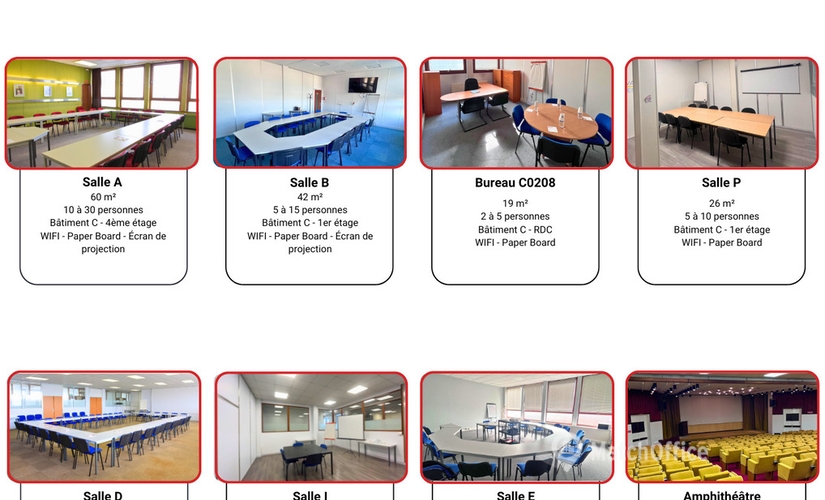 Salle de conférence à location à Le Plessis Belleville , Avenue Georges Bataille 5 - 3 | MatchOffice