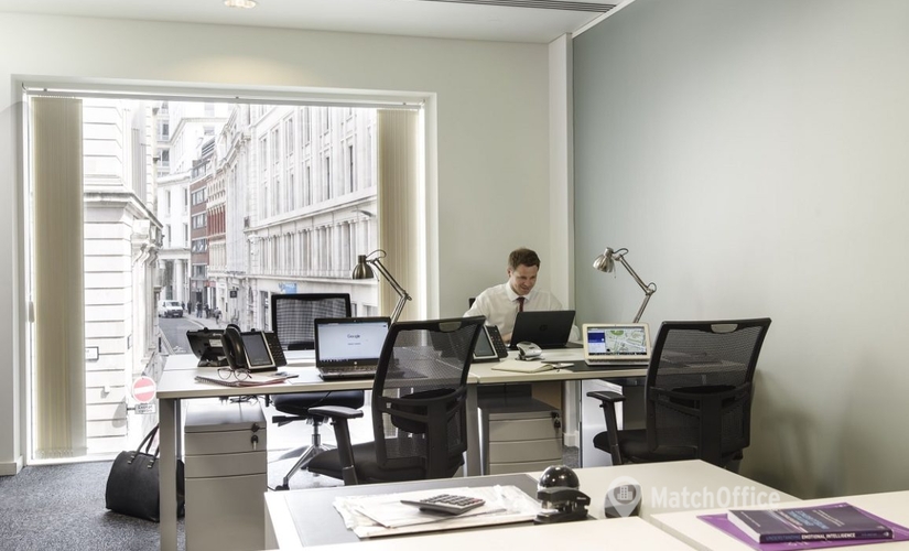 10 m² Serviced office property available to rent in City of London, Gresham Street 60 (EC2V 7BB) - 1 | MatchOffice.com