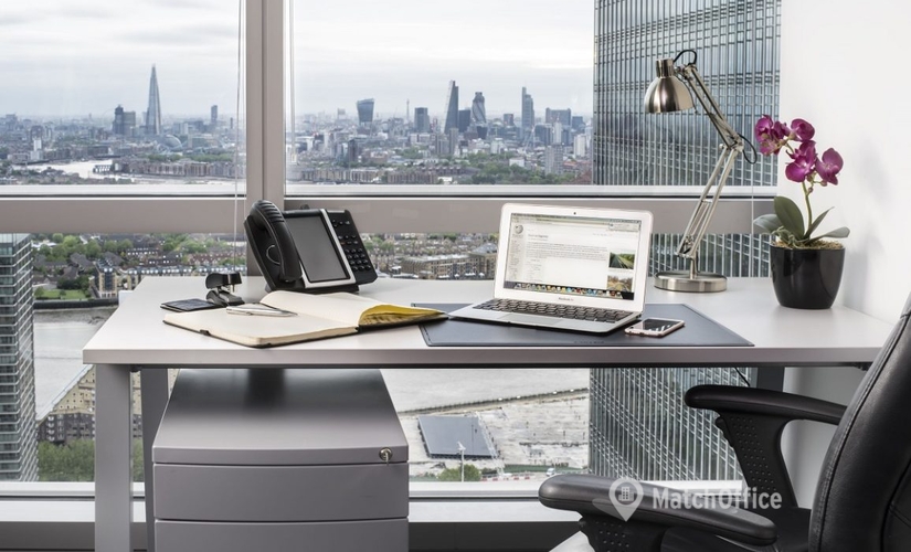 Business center  in East London, 40 Bank Street, 10 m² - MatchOffice.co.uk