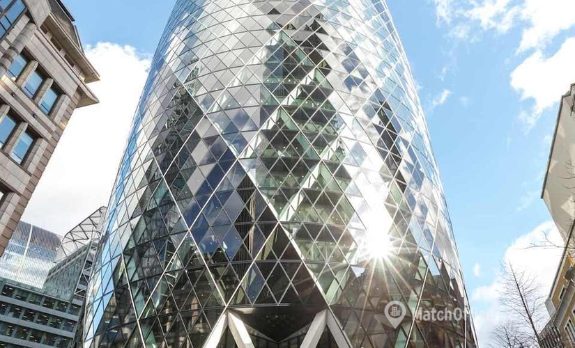 Business center in City of London, 30 St Mary's Axe, 10 m² - MatchOffice.co.uk