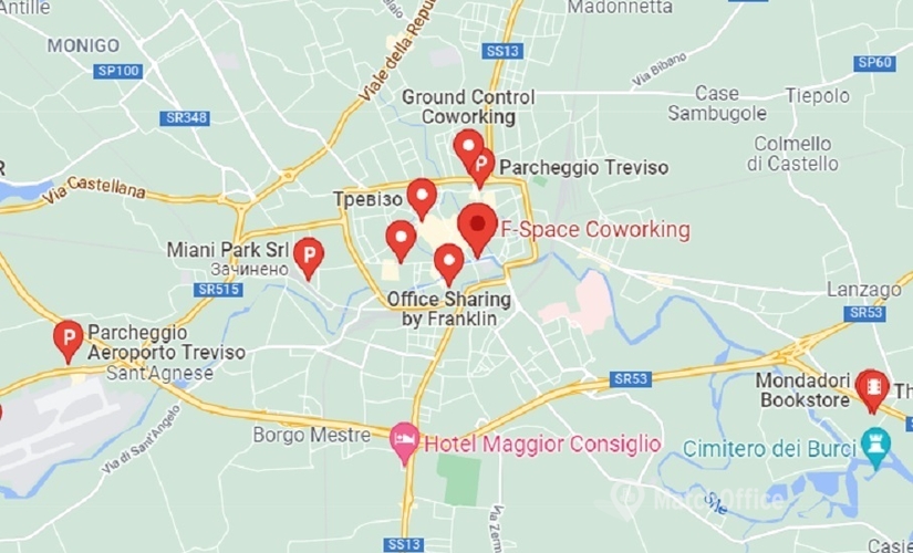 Esplora ufficio condiviso flessibile a Treviso di 100 m², Vicolo Bortolan 1 - 2 | MatchOffice