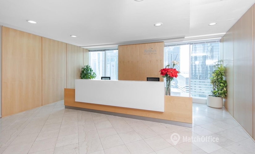 10 m² Shared workspace  in West bay, Al Fardan Office Tower (%[postal_code]) - 1 | MatchOffice