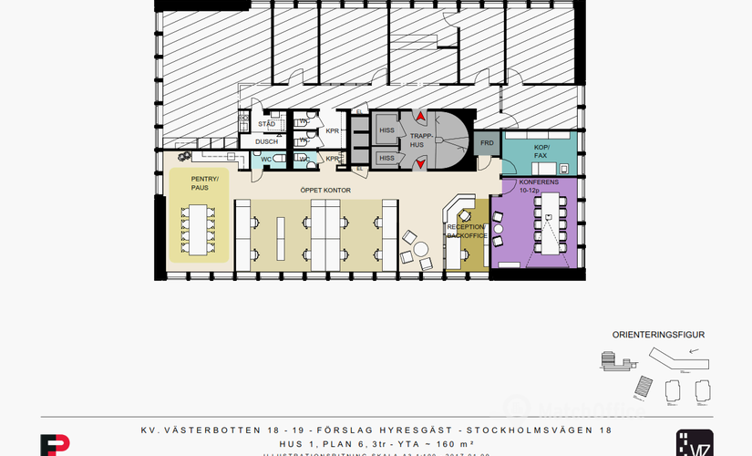Kontorsutrymme(Yta:160 m²)	att hyra i LIDINGÖ, Stockholmsvägen 18, 181 50 Lidingö. Inga extra avgifter | MatchOffice.se