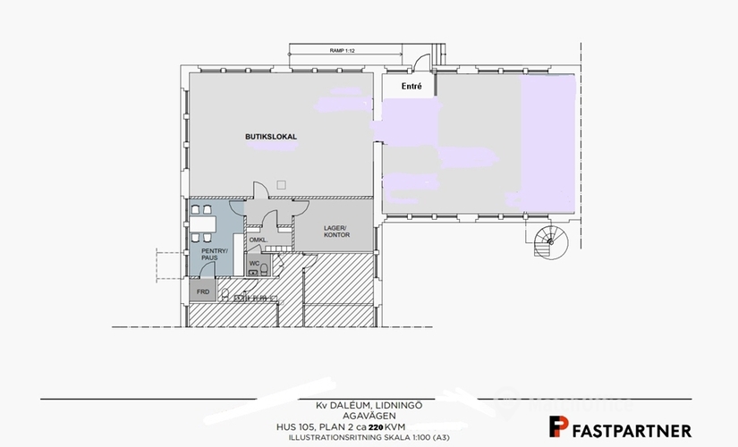 Butikslokal(Yta:220 m²) att hyra i Lidingö, Agavägen 52, 181 55 Lidingo. Lång- och korttidsuthyrning | MatchOffice.se