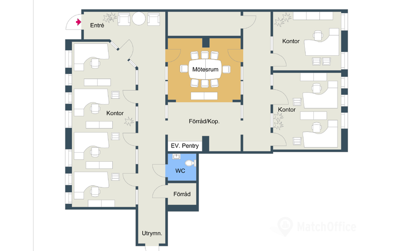 Kontor TÄBY, Linjalvägen 6 A-B 187 66 Täby