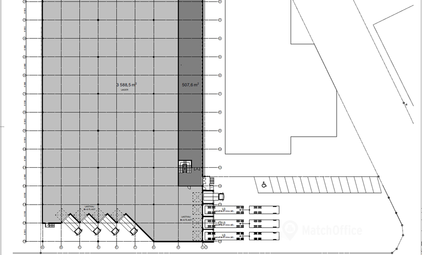 4000 m² Lagerutrymme att hyra i Hägersten-Liljeholmen, Hägersten (126 79) - 0 | MatchOffice