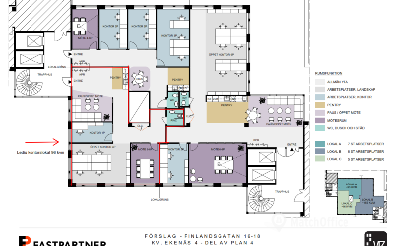 96 m² flexibla Kontor för uthyrning i Kista, Kista (164 74) möter alla dina behov  - 3 | MatchOffice.se